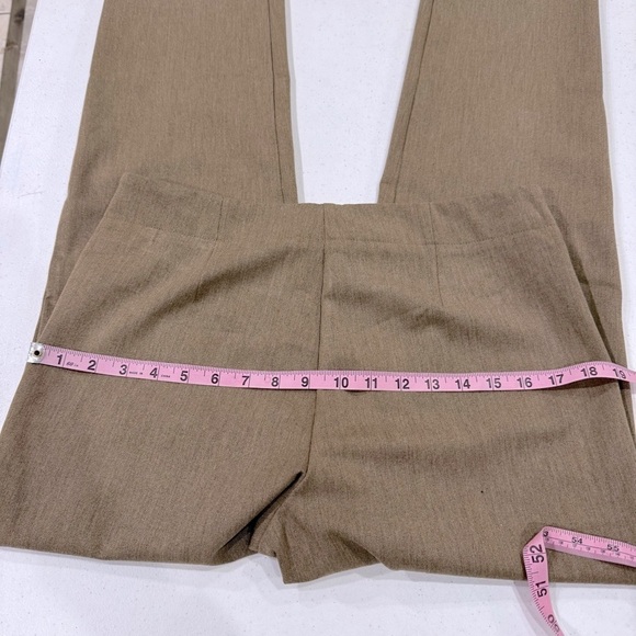 Talbots Heritage Dress Pants Side Zipper Tan Heather Straight Leg Women’s Size 8 - Picture 10 of 11